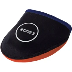 Zone3 Neoprene Toe Caps - Black/orange/navy