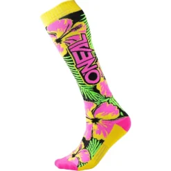 O'Neal Pro MX Sokken - ISLAND V.17 Pink/green/yellow