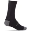 Giro HRC + Merino Wool Socks - Black/charcoal -Aanbiedingen Rijwiel Kleding Winkel 201397 00 d 379450