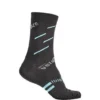 VeloToze Merino Wool Socks - Black/Blue