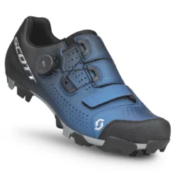 SCOTT MTB Team BOA Schoen - Zwarte Fade/metallic Blauw