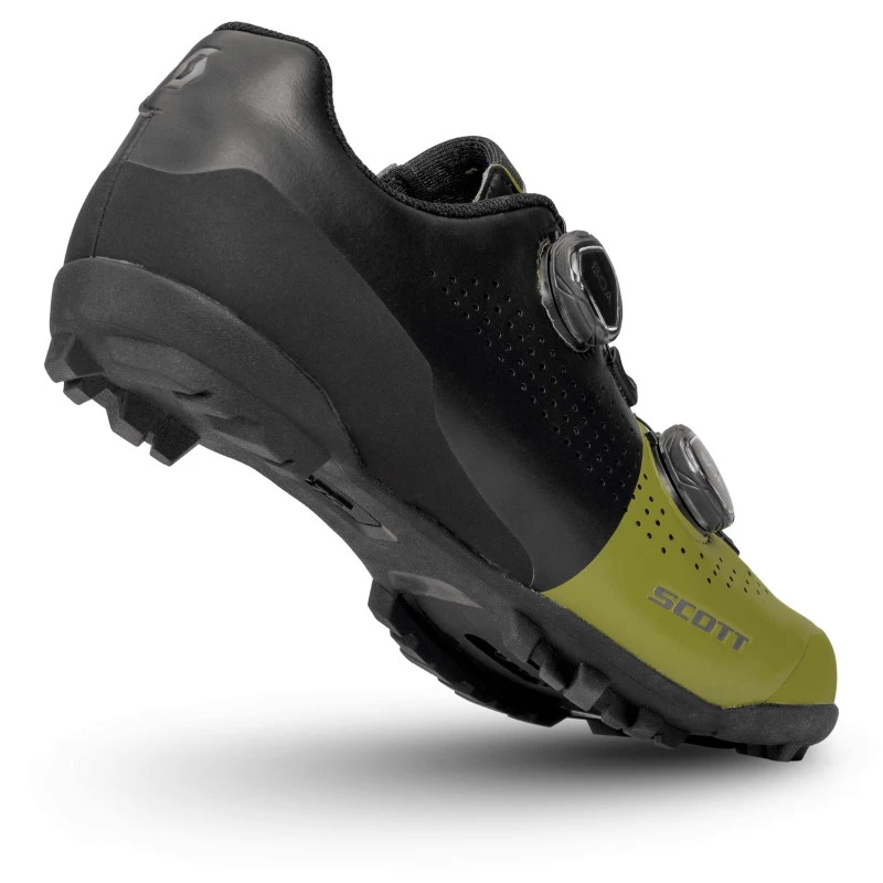 SCOTT Gravel Tuned Schoen - Mat Zwart/savannagroen 4 SCOTT Gravel Tuned Schoen - Mat Zwart/savannagroen - Afbeelding 2