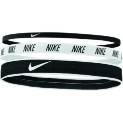 Nike Mixed Width Haarband - Set Van 3 - Black/white/black 930