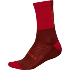 Endura BaaBaa Merino Winter Sock - Rust Red