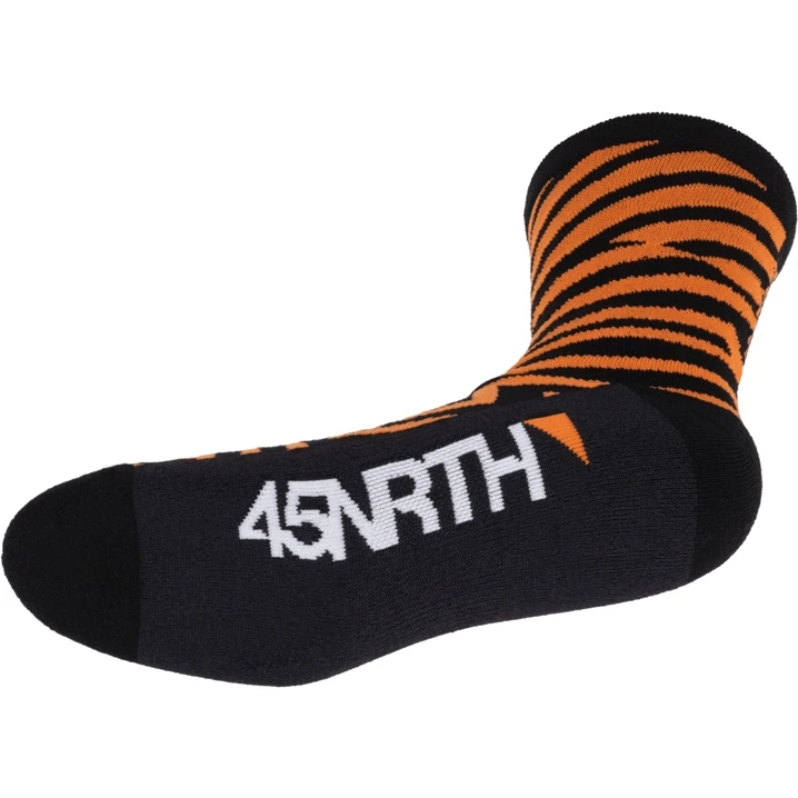 45NRTH Dazzle Midweight Socks - Orange 7 45NRTH Dazzle Midweight Socks - Orange - Afbeelding 5