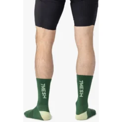 7mesh Ashlu Merino Sokken 7" - Pine -Aanbiedingen Rijwiel Kleding Winkel 7mesh ashlu merino socks 71 1488276