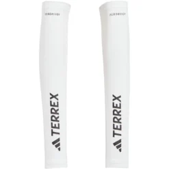 Adidas Armwarmers TERREX AEROREADY Trail Running - Wit/zwart HS7981