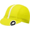 Assos Fietsmuts - Optic Yellow -Aanbiedingen Rijwiel Kleding Winkel assos cap optic yellow 2 1408547