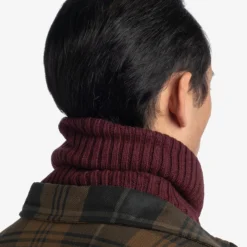 Buff® Knitted Halswarmer Comfort Norval - Maroon -Aanbiedingen Rijwiel Kleding Winkel buff knitted neckwarmer comfort norval maroon 9 1343431