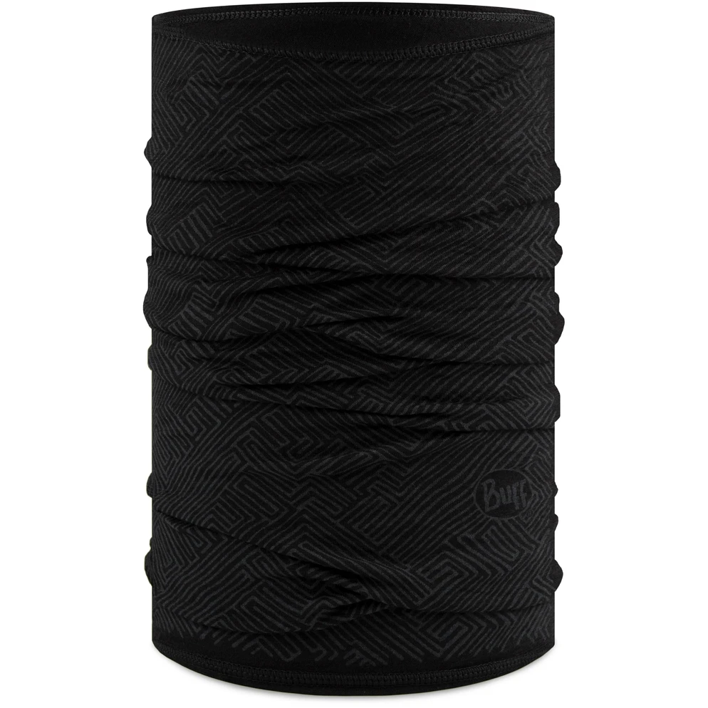 Buff® Merino Lightweight Multifunctionele Doek - Tolui Black 3 Buff® Merino Lightweight Multifunctionele Doek - Tolui Black