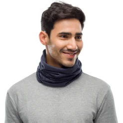 Buff® Midweight Merinowolle Multifunctionele Doek - Night Blue Melange -Aanbiedingen Rijwiel Kleding Winkel buff midweight merino wool multifunctional cloth night blue melange 2 1345605