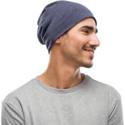 Buff® Midweight Merinowolle Multifunctionele Doek - Night Blue Melange -Aanbiedingen Rijwiel Kleding Winkel buff midweight merino wool multifunctional cloth night blue melange 4 1345607