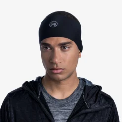 Buff® Tech Hoofdband - Solid Black -Aanbiedingen Rijwiel Kleding Winkel buff tech fleece headband solid black 5 1349681