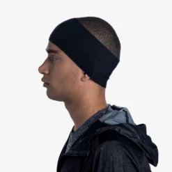 Buff® Tech Hoofdband - Solid Black -Aanbiedingen Rijwiel Kleding Winkel buff tech fleece headband solid black 6 1349682