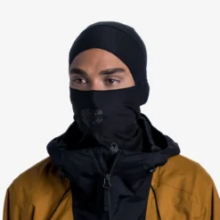 Buff® Thermonet Hinged Bivakmuts - Solid Black -Aanbiedingen Rijwiel Kleding Winkel buff thermonet hinged balaclava solid black 3 1238007