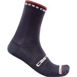 Castelli Rosso Corsa Pro 15 Socks - Savile Blue 414