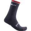 Castelli Quindici Soft Merino Sokken - Dark Blue 055 -Aanbiedingen Rijwiel Kleding Winkel castelli quindici soft merino socks dark blue 055 1238711