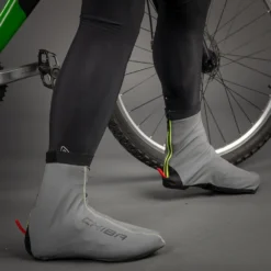 Chiba Reflex Overschoenen - Silver Reflective -Aanbiedingen Rijwiel Kleding Winkel chiba reflex shoecovers silver reflective 5 1288043