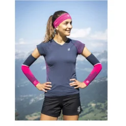Compressport ArmForce Ultralight Compressie Armwarmers - Magenta/mood Indigo -Aanbiedingen Rijwiel Kleding Winkel compressport armforce ultralight compression sleeves magenta mood indigo 2 1559274