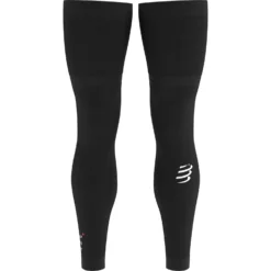 Compressport Full Legs Compressie Beenwarmers - Zwart -Aanbiedingen Rijwiel Kleding Winkel compressport full legs compression sleeve black 2 905278