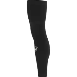 Compressport Full Legs Compressie Beenwarmers - Zwart -Aanbiedingen Rijwiel Kleding Winkel compressport full legs compression sleeve black 7 905286