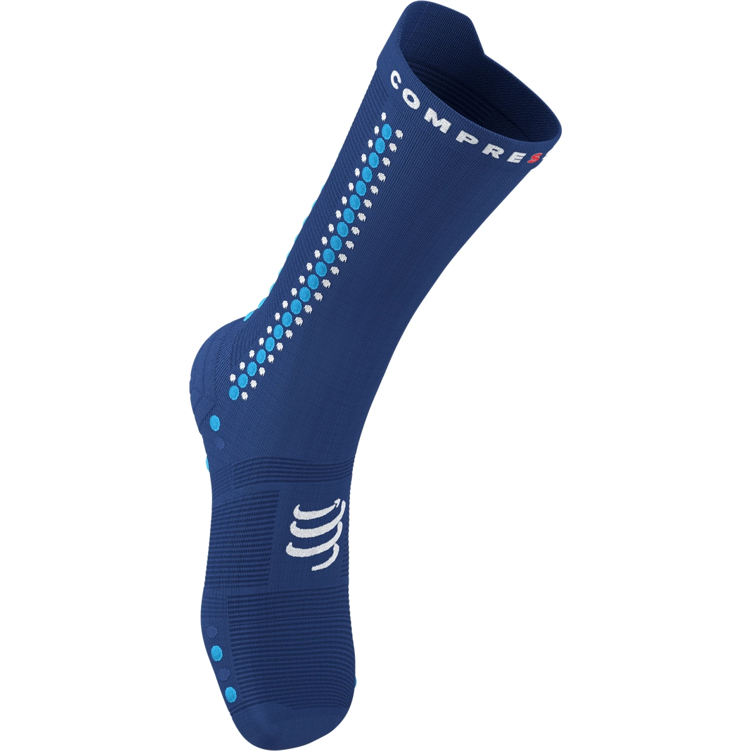 Compressport Pro Racing Compressiesokken V4.0 Bike - Sodalite/fluo Blue 4 Compressport Pro Racing Compressiesokken V4.0 Bike - Sodalite/fluo Blue - Afbeelding 2