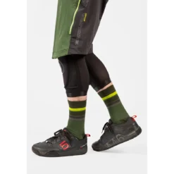 Endura BaaBaa Merino Stripe Sokken Middellang - Olive Green -Aanbiedingen Rijwiel Kleding Winkel endura baabaa merino stripe socks medium olive green 6 1501290
