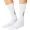 FINGERSCROSSED Aero Logo Fietssokken - Wit -Aanbiedingen Rijwiel Kleding Winkel fingerscrossed aero logo cycling socks white 1 1320584