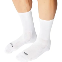 FINGERSCROSSED Eco Fietssokken - Wit -Aanbiedingen Rijwiel Kleding Winkel fingerscrossed eco cycling socks white 2 1320463