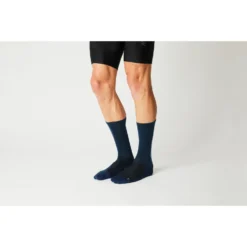 FINGERSCROSSED Light Merino Silk Fietssokken - Blauw -Aanbiedingen Rijwiel Kleding Winkel fingerscrossed light merino silk cycling socks blue 32 1320163