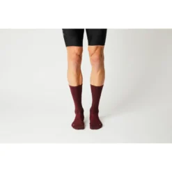FINGERSCROSSED Light Merino Silk Fietssokken - Bordeaux -Aanbiedingen Rijwiel Kleding Winkel fingerscrossed light merino silk cycling socks bordeaux 1 1476271