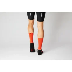 FINGERSCROSSED Merino Fietssokken - Burnt Orange -Aanbiedingen Rijwiel Kleding Winkel fingerscrossed merino cycling socks burnt orange 22 1321739