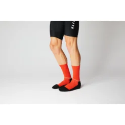 FINGERSCROSSED Merino Fietssokken - Burnt Orange -Aanbiedingen Rijwiel Kleding Winkel fingerscrossed merino cycling socks burnt orange 23 1321740