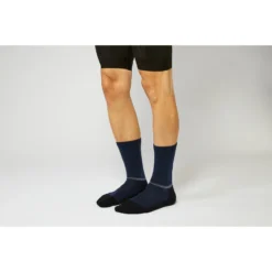 FINGERSCROSSED Merino Fietssokken - Navy -Aanbiedingen Rijwiel Kleding Winkel fingerscrossed merino cycling socks navy 23 1321736