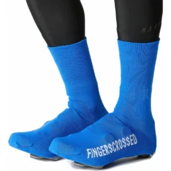 FINGERSCROSSED Oversokken - Blauw -Aanbiedingen Rijwiel Kleding Winkel fingerscrossed oversocks blue 1 1565018