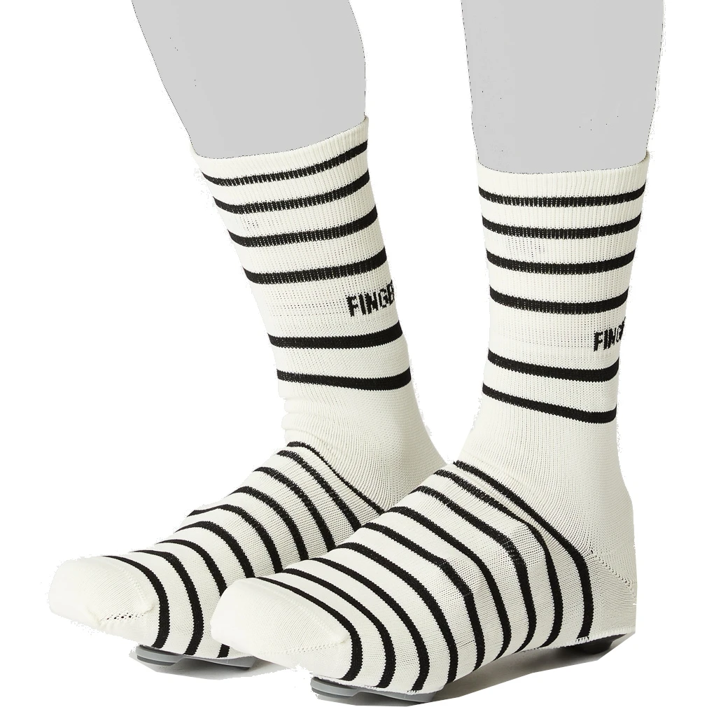 FINGERSCROSSED Oversokken - Ringlet - Tofu / Black 3 FINGERSCROSSED Oversokken - Ringlet - Tofu / Black