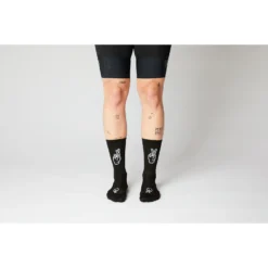 FINGERSCROSSED Rolling Harmony Fietssokken - Zwart -Aanbiedingen Rijwiel Kleding Winkel fingerscrossed rolling harmony cycling socks black 23 1320952