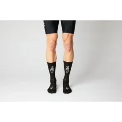 FINGERSCROSSED Rolling Harmony Fietssokken - Zwart -Aanbiedingen Rijwiel Kleding Winkel fingerscrossed rolling harmony cycling socks black 24 1320953