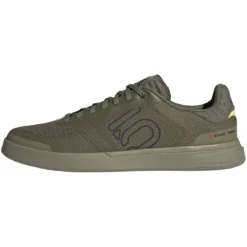 Five Ten Sleuth DLX Canvas Mountain Bike Schoenen - Focus Olive / Core Black / Pulse Lime -Aanbiedingen Rijwiel Kleding Winkel five ten gz9866 sleuth dlx canvas focus olive core black pulse lime 06 1163250