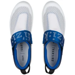 Fizik Transiro Hydra Triatlon-Schoenen - Wit / Metallic Blauw -Aanbiedingen Rijwiel Kleding Winkel fizik transiro hydra triathlon shoes white metallic blue 7 1485502
