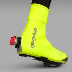 GripGrab Arctic Wasserdichter Deep Winter Hi-Vis Overschoenen - Yellow Hi-Vis -Aanbiedingen Rijwiel Kleding Winkel gripgrab arctic waterproof deep winter hi vis shoe cover yellow hi vis 13 1094082