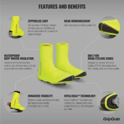GripGrab Arctic Wasserdichter Deep Winter Hi-Vis Overschoenen - Yellow Hi-Vis -Aanbiedingen Rijwiel Kleding Winkel gripgrab arctic waterproof deep winter hi vis shoe cover yellow hi vis 3 1094072