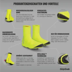 GripGrab Arctic Wasserdichter Deep Winter Hi-Vis Overschoenen - Yellow Hi-Vis -Aanbiedingen Rijwiel Kleding Winkel gripgrab arctic waterproof deep winter hi vis shoe cover yellow hi vis 4 1094073