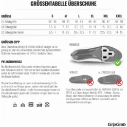 GripGrab RaceThermo Waterdichte Winter Overschoenen - Black -Aanbiedingen Rijwiel Kleding Winkel gripgrab arctic waterproof deep winter shoe cover black 10 1094066 3