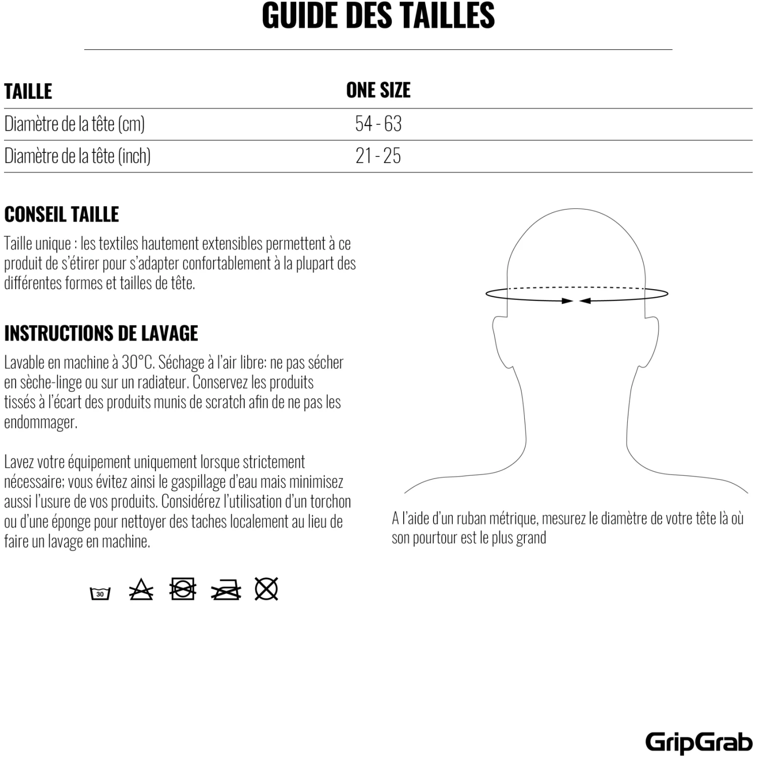 GripGrab Bandana - White 19 GripGrab Bandana - White - Afbeelding 17