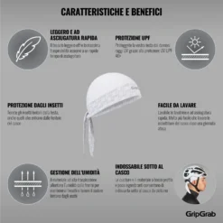 GripGrab Bandana - White 30 GripGrab Bandana - White -Aanbiedingen Rijwiel Kleding Winkel gripgrab bandana white 15 1189035