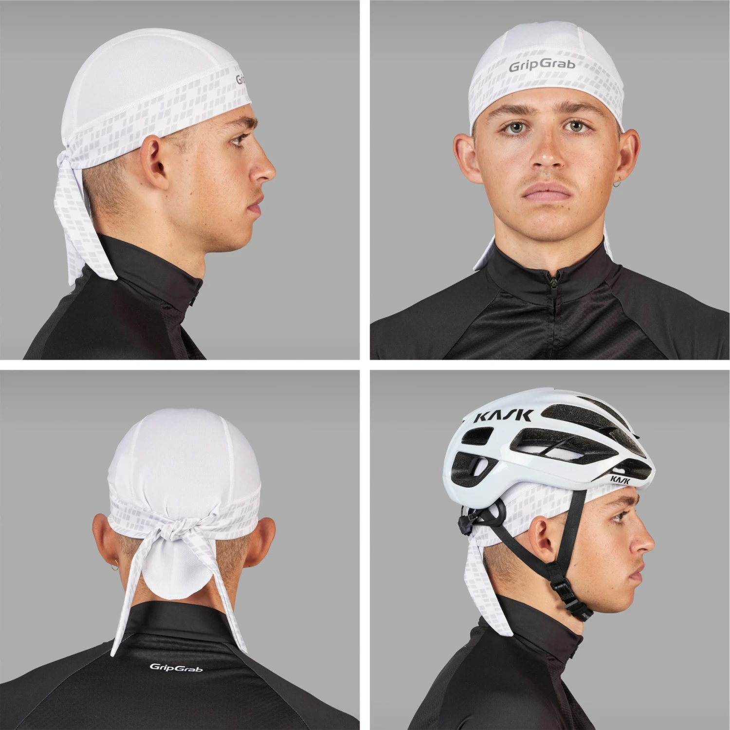 GripGrab Bandana - White 4 GripGrab Bandana - White - Afbeelding 2