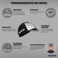 GripGrab Classic Cycling Cap - Fietsmuts - Black -Aanbiedingen Rijwiel Kleding Winkel gripgrab classic cycling cap black 1 1189274