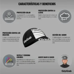 GripGrab Classic Cycling Cap - Fietsmuts - Black -Aanbiedingen Rijwiel Kleding Winkel gripgrab classic cycling cap black 2 1189275