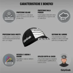 GripGrab Classic Cycling Cap - Fietsmuts - Black -Aanbiedingen Rijwiel Kleding Winkel gripgrab classic cycling cap black 4 1189278